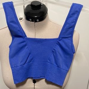 FREE PEOPLE Good Karma Square Neck Bra In Outerspace  Size-XS/S NWOT